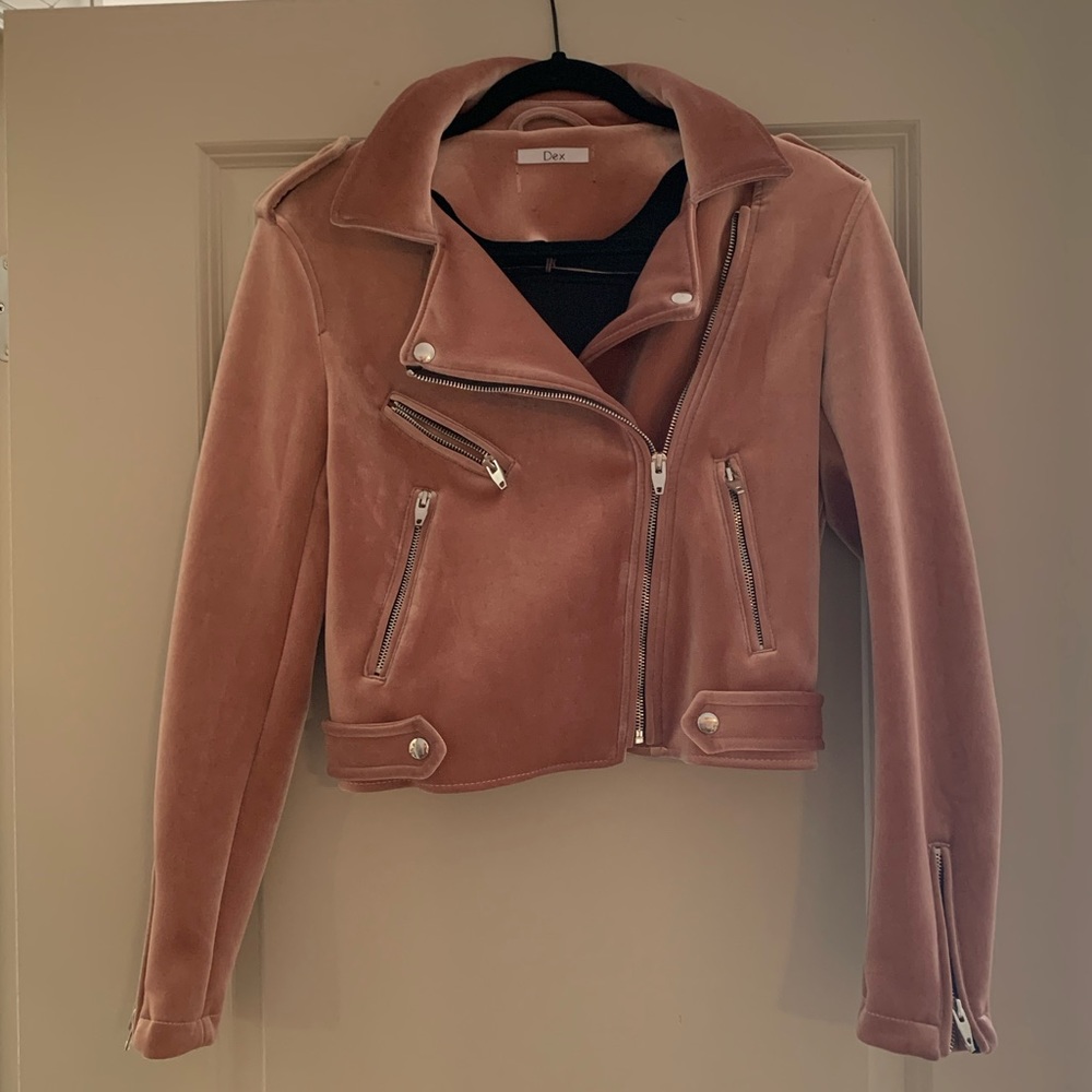 Velvet blazer jacket